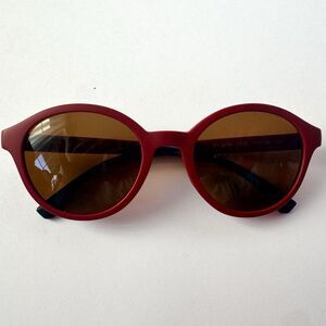 EMPORIO ARMANI Kids Sunglasses EA3202 Red Matte Round Frames Size 47 18 125